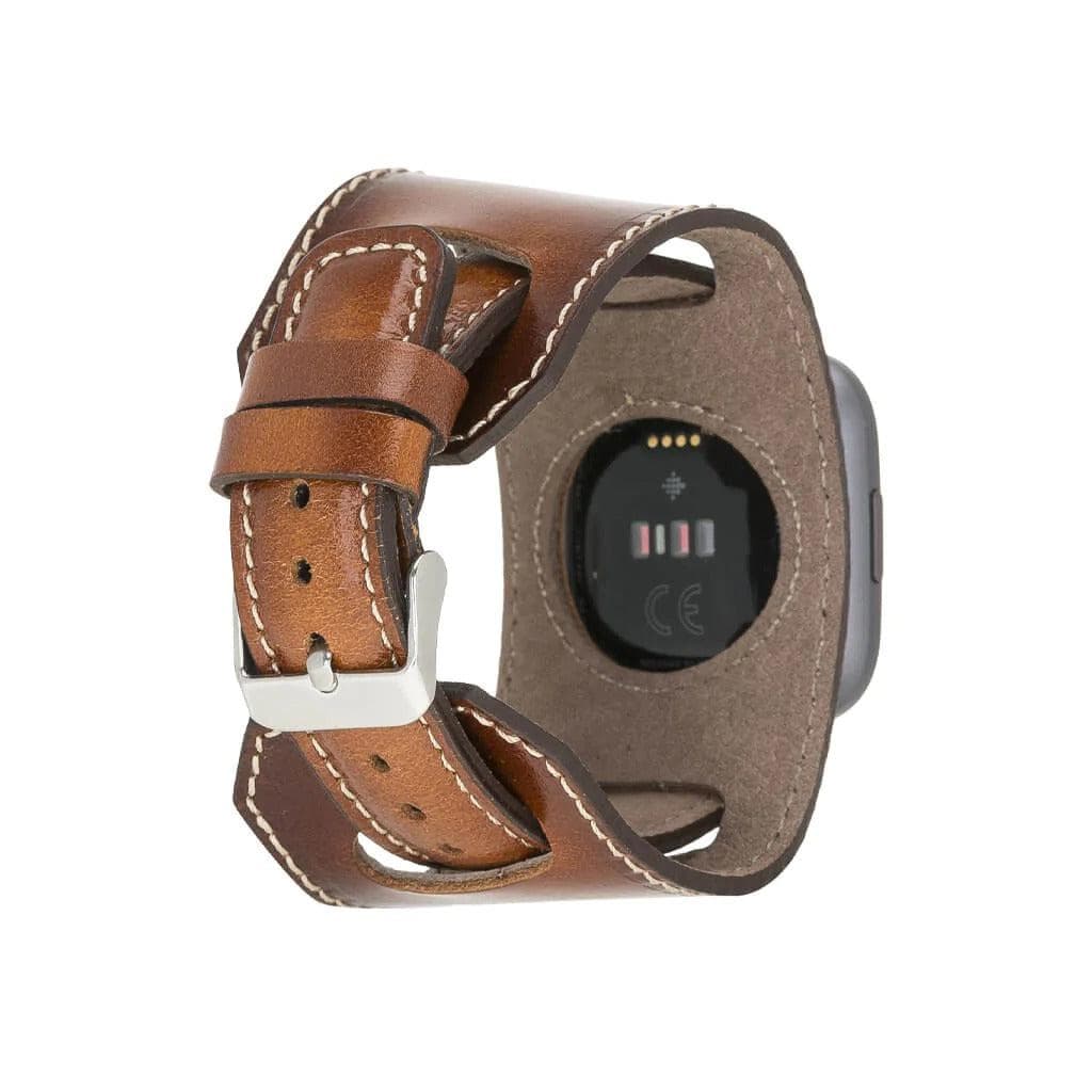 Swansea Cuff FitBit Leather Watch Straps