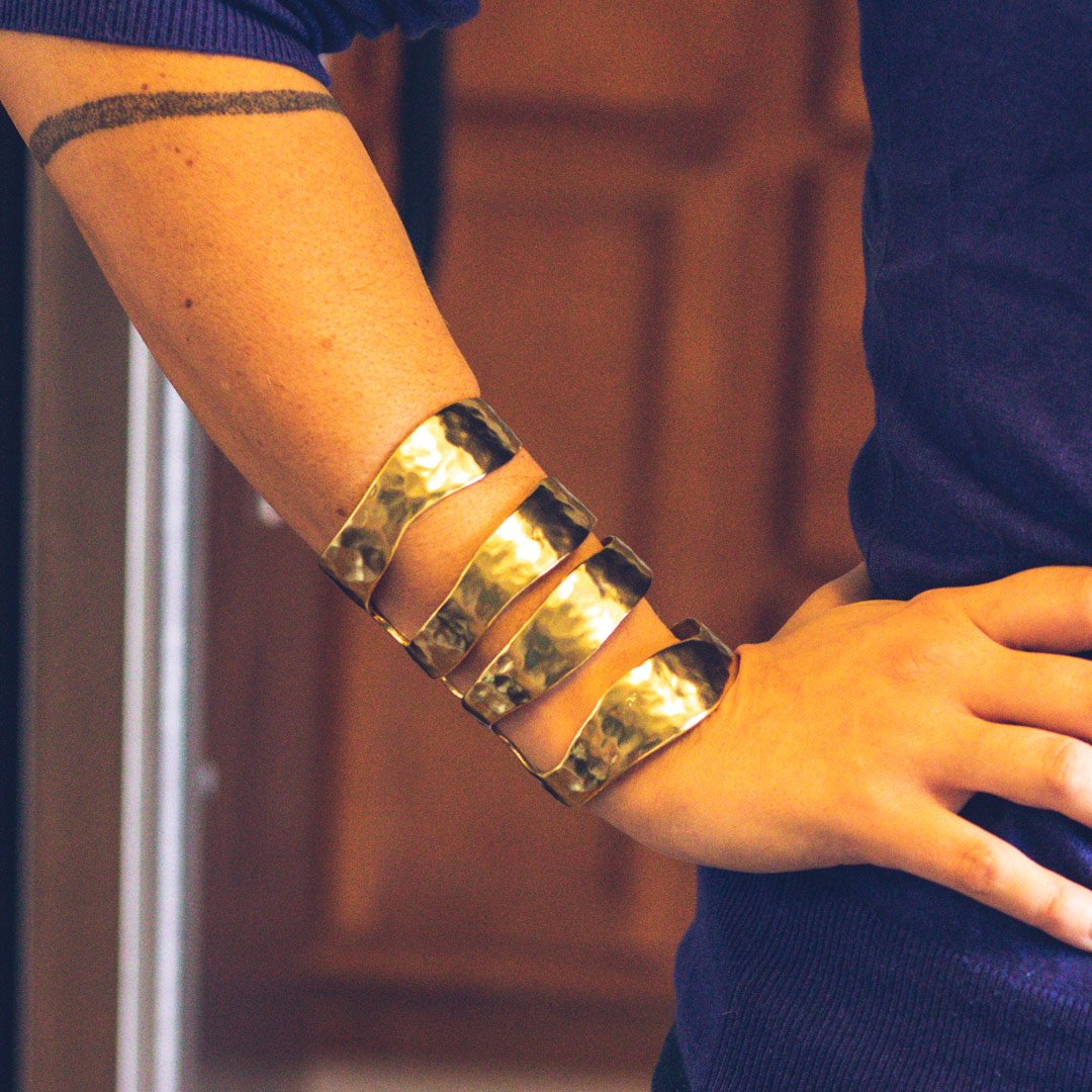 Four Row Cuff Bracelet